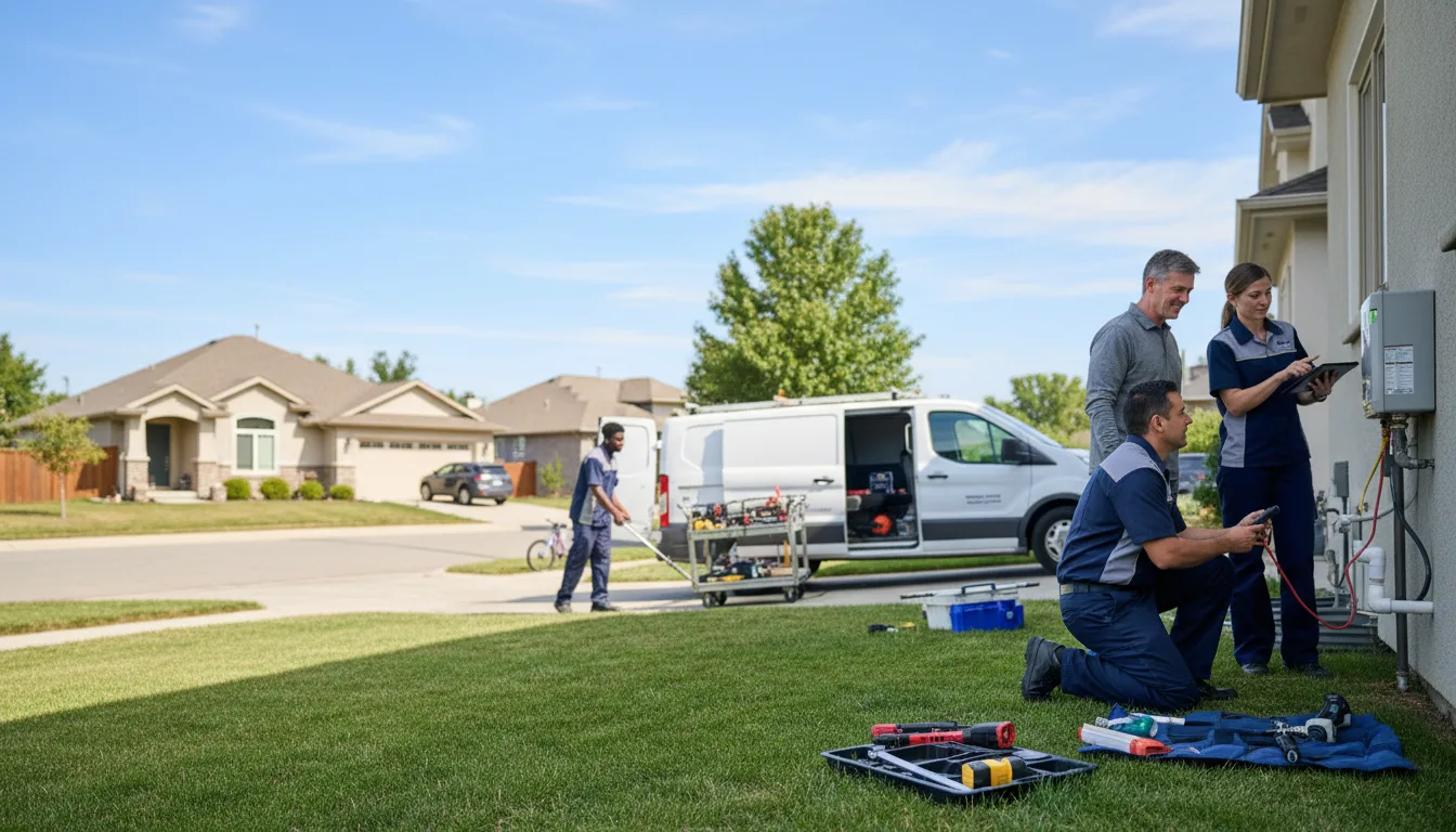 Tankless water heater service in O Brien, TX
